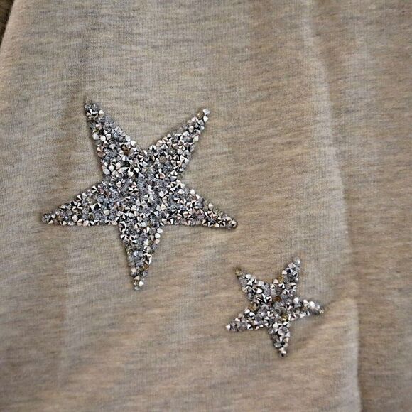 Karen Kane 3L24152 Women's Sz Small Beige Rustic Charm Embellished Star Top $128 - Picture 5 of 9